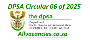 DPSA Circular 06 of 2025