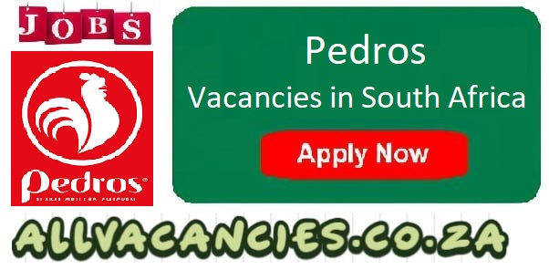 Pedros Vacancies Pedros Vacancies