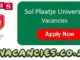 Sol Plaatje University Vacancies