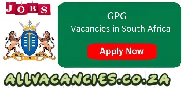 GPG Vacancies GPG Vacancies
