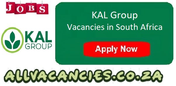 KAL Group Vacancies KAL Group Vacancies