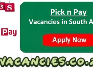 Pick n Pay Vacancies