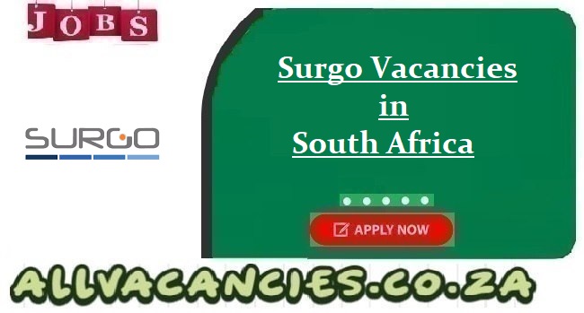 Surgo Vacancies