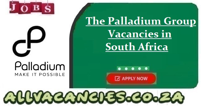 The Palladium Group Vacancies