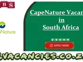 CapeNature Vacancies