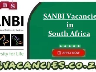 SANBI Vacancies
