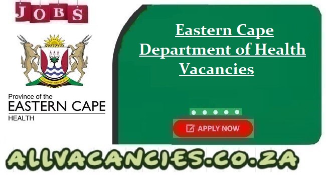 ECDOH Vacancies ECDOH Vacancies