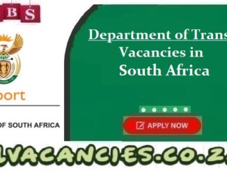 Department of Transport Vacancies