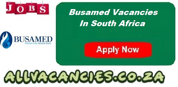 Busamed Vacancies Busamed Vacancies