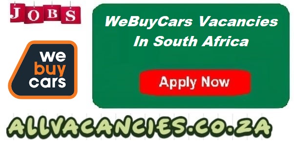 WeBuyCars Vacancies