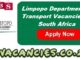 Limpopo Department of Transport Vacancies