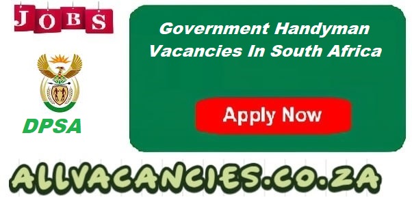 Government Handyman Vacancies Government Handyman Vacancies
