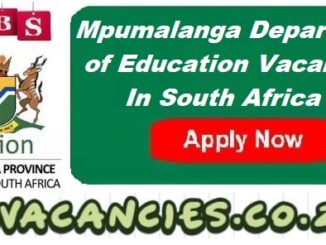 Mpumalanga Department of Education Vacancies