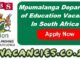 Mpumalanga Department of Education Vacancies