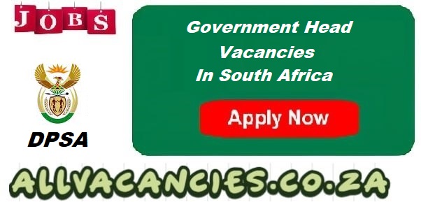 Government Head Vacancies Government Head Vacancies