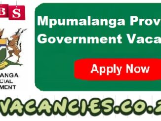 Mpumalanga Provincial Government Vacancies
