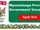 Mpumalanga Provincial Government Vacancies