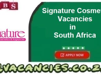 Signature Cosmetics Vacancies
