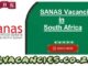 SANAS Vacancies