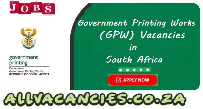 GPW Vacancies GPW Vacancies