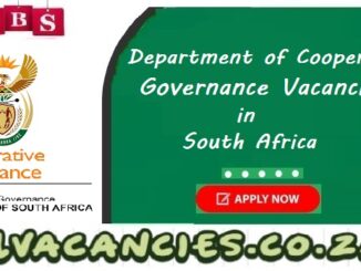 Department of Cooperative Governance Vacancies