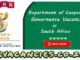 Department of Cooperative Governance Vacancies