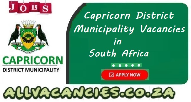 Capricorn District Municipality Vacancies
