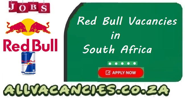 Red Bull Vacancies Red Bull Vacancies