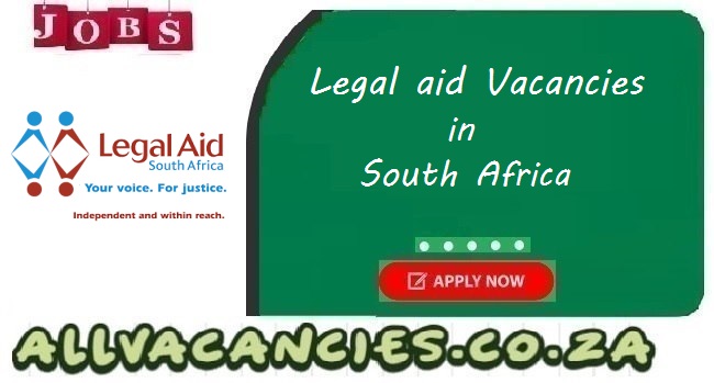 Legal aid Vacancies