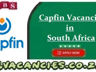 Capfin Vacancies