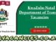 KwaZulu-Natal Department of Transport Vacancies