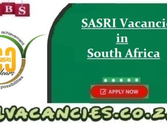 SASRI Vacancies