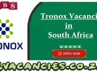 Tronox Vacancies