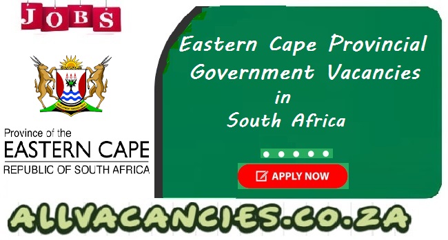Eastern Cape Provincial Government Vacancies