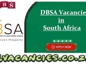DBSA Vacancies