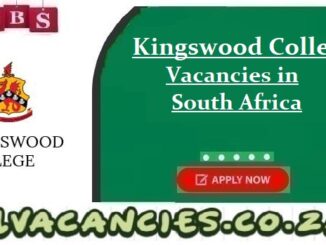Kingswood College Vacancies