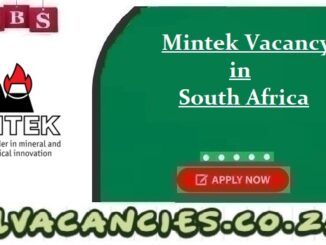 Mintek Vacancy