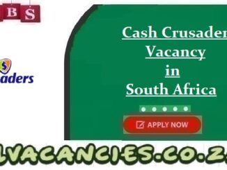 Cash Crusaders Vacancy