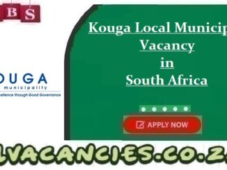 Kouga Local Municipality Vacancy