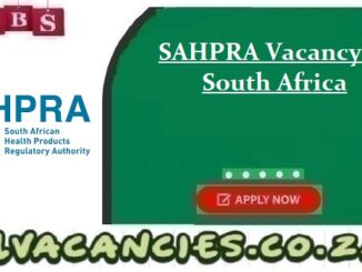 SAHPRA Vacancy