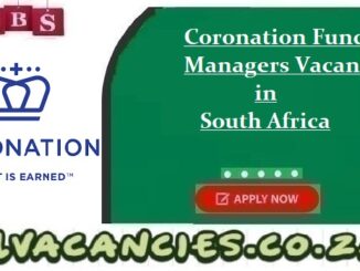 Coronation Fund Managers Vacancy