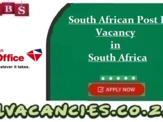 South African Post Bank Vacancy
