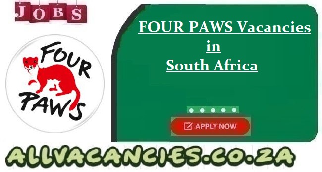 FOUR PAWS Vacancies