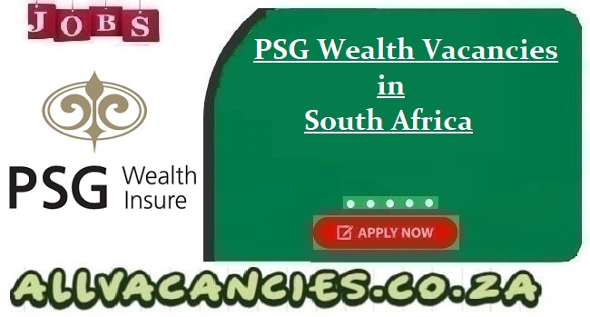 PSG Wealth Vacancies