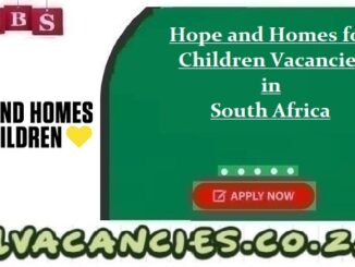 Hope and Homes for Children Vacancies