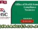 Office of Health Standards Compliance Vacancies