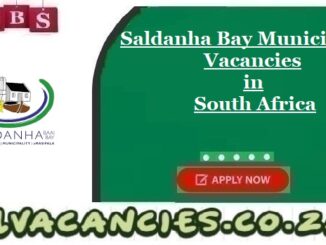 Saldanha Bay Municipality Vacancies