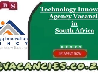 Technology Innovation Agency Vacancies