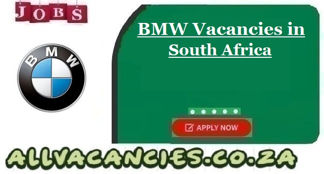 BMW Vacancies BMW Vacancies