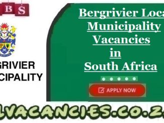 Bergrivier Local Municipality Vacancies